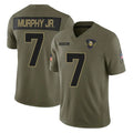 Choea MN.Vikings #7 Byron Murphy Jr. Player Olive 2025 Salute To Service Limited Game Stitched Jerseys
