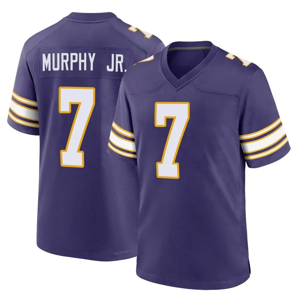 Choea MN.Vikings #7 Byron Murphy Jr. Player Purple Classic Home Game Stitched Jerseys