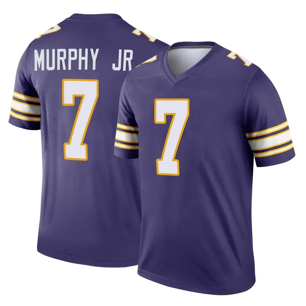 Choea MN.Vikings #7 Byron Murphy Jr. Player Purple Limited Classic Home Game Stitched Jerseys