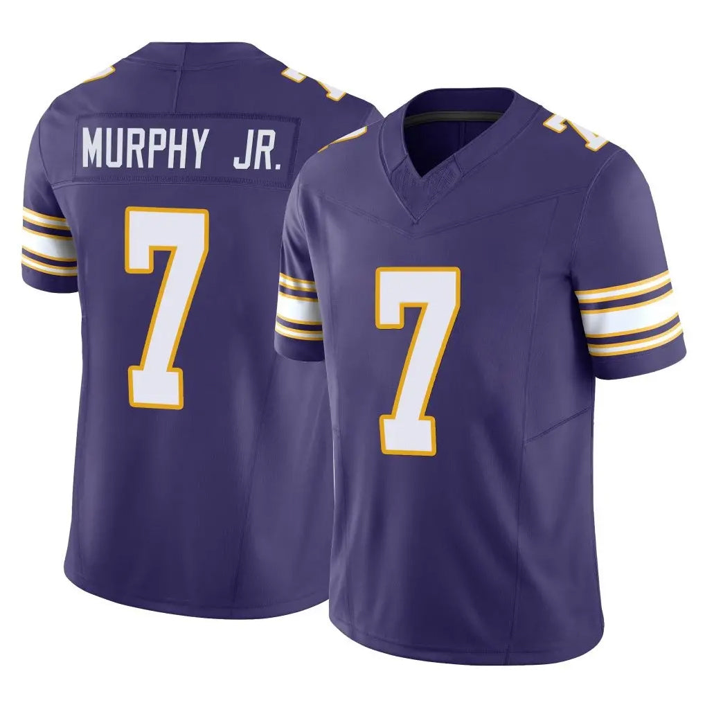 Choea MN.Vikings #7 Byron Murphy Jr. Player Purple Limited Classic Vapor F.U.S.E. Home Game Stitched Jerseys