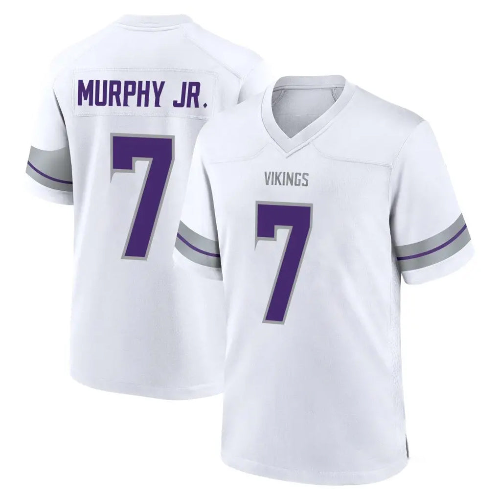Choea MN.Vikings #7 Byron Murphy Jr. Player White Alternate Home Game Stitched Jerseys