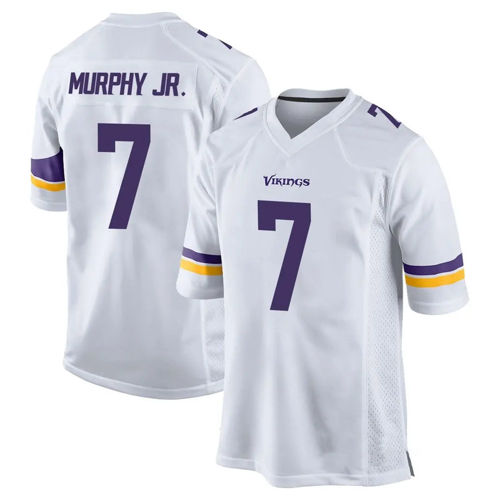 Choea MN.Vikings #7 Byron Murphy Jr. Player White Home Game Stitched Jerseys