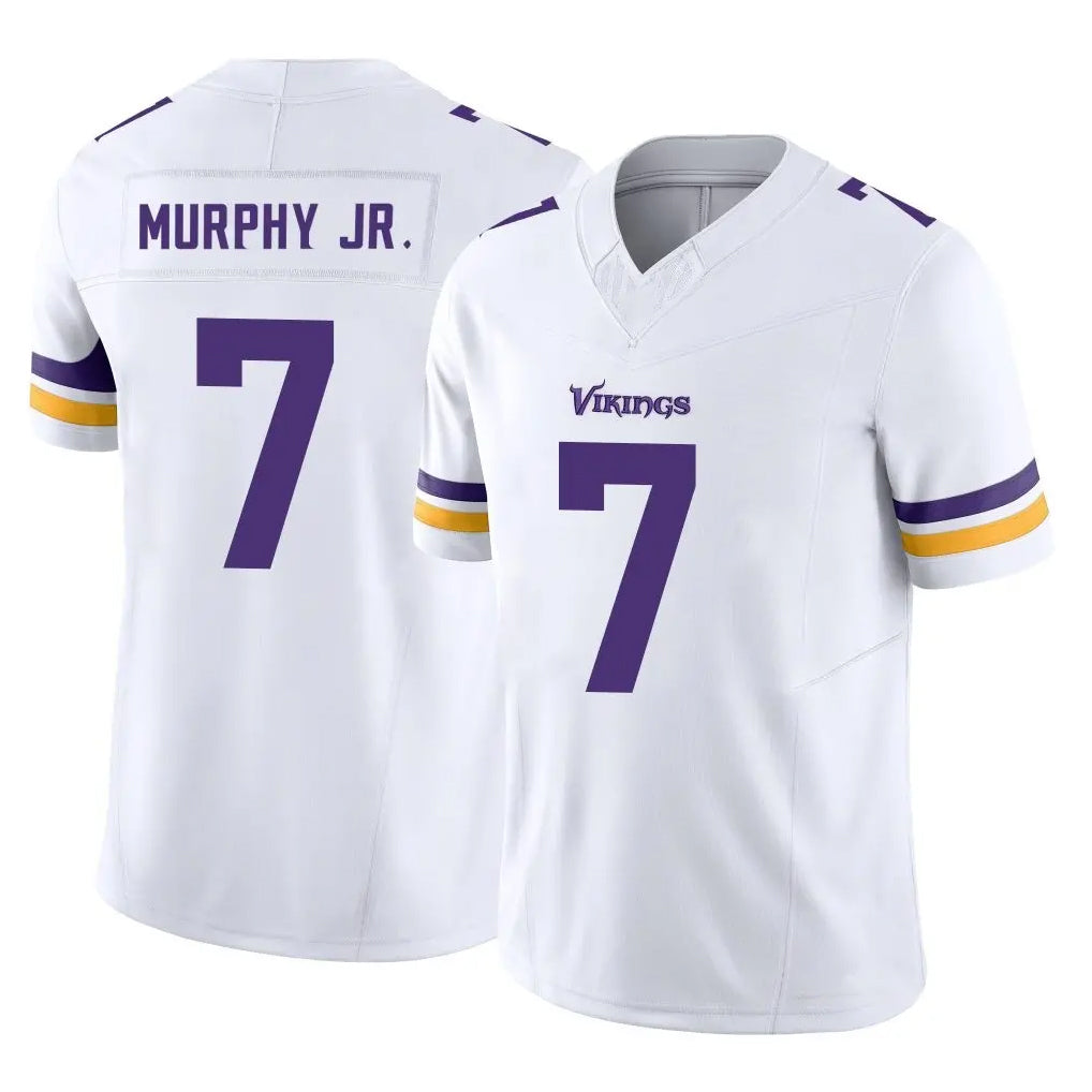 Choea MN.Vikings #7 Byron Murphy Jr. Player White Limited Vapor F.U.S.E. Home Game Stitched Jerseys