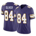 Choea MN.Vikings #84 Josh Oliver Player Purple Limited Classic Vapor F.U.S.E. Home Game Stitched Jerseys