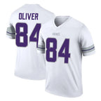 Choea MN.Vikings #84 Josh Oliver Player White Alternate Legend Home Game Stitched Jerseys
