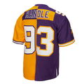 Choea MN.Vikings #93 John Randle Mitchell & Ness PurpleGold 1998 Split Legacy Replica Jersey