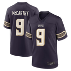 Choea MN.Vikings #9 J.J. McCarthy Purple 2026 Rivalries Collection Game Stitched Jerseys