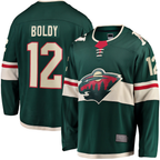 Choea M.Wild #12 Matthew Boldy Green Home Breakaway Player Jerseys