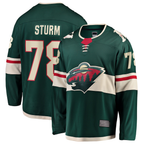 Choea M.Wild #78 Nico Sturm Green Home Breakaway Jerseys