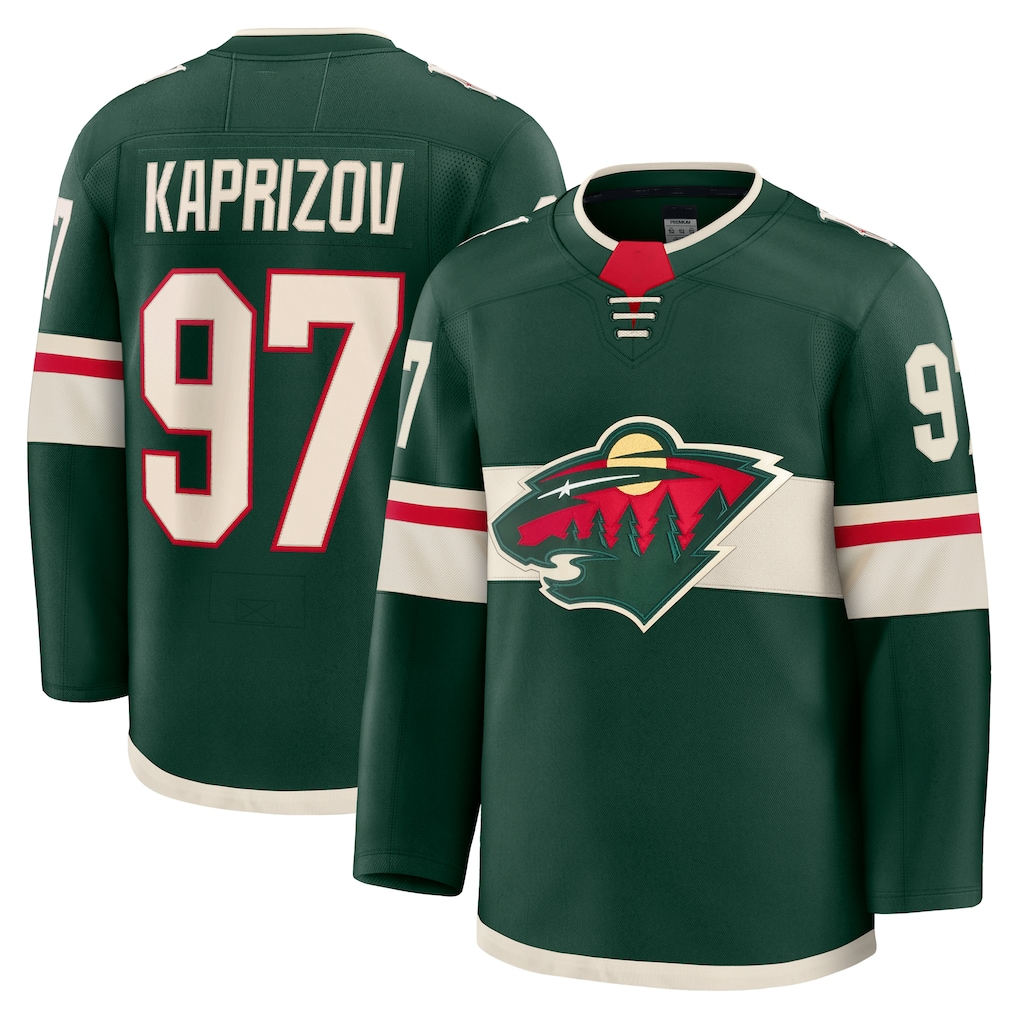 Choea M.Wild #97 Kirill Kaprizov Green Home Premium Jerseys