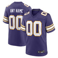Choea Custom MN.Vikings Secondary Alternate Game Stitched Jerseys