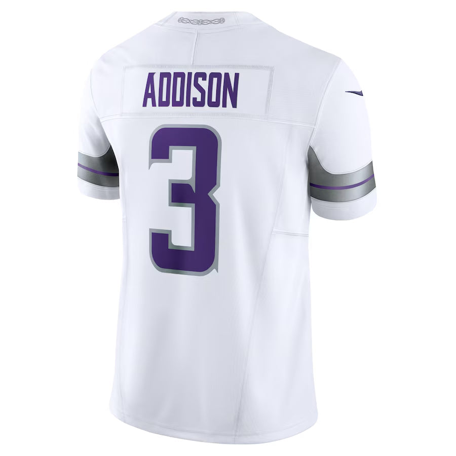 Choea MN.Vikings #3 Jordan Addison Player Alternate Vapor F.U.S.E. Limited Stitched Jerseys