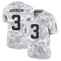 Choea MN.Vikings #3 Jordan Addison Player Arctic Camo Salute to Service Limited Stitched Jerseys