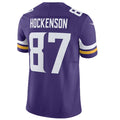 Choea MN.Vikings #87 T.J. Hockenson Player Purple Vapor F.U.S.E. Limited Stitched Jerseys