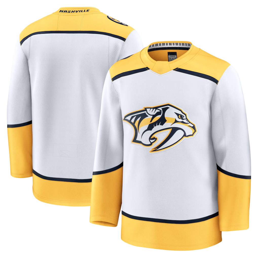Choea N.Predators White Away Premium Jerseys