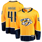 Choea N.Predators #41 Nicolas Hague Gold Home Breakaway Jerseys