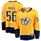 Choea N.Predators #56 Erik Haula Gold Home Breakaway Jerseys