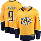 Choea N.Predators #9 Filip Forsberg Gold Home Breakaway Jerseys