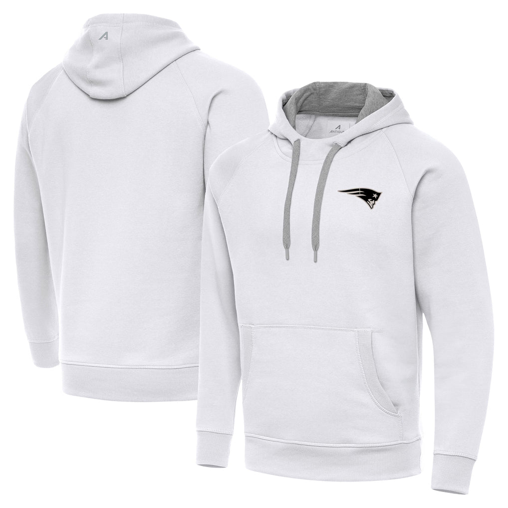 Choea NE.Patriots White Pullover Hoodies Limited Blank Player Stitched Jerseys