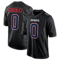 Choea NE.Patriots #0 Christian Gonzalez Player Carbon Fashion Limited Home Game Stitched Jerseys