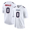 Choea NE.Patriots #0 Christian Gonzalez Player White Fashion Limited Home Game Stitched Jerseys