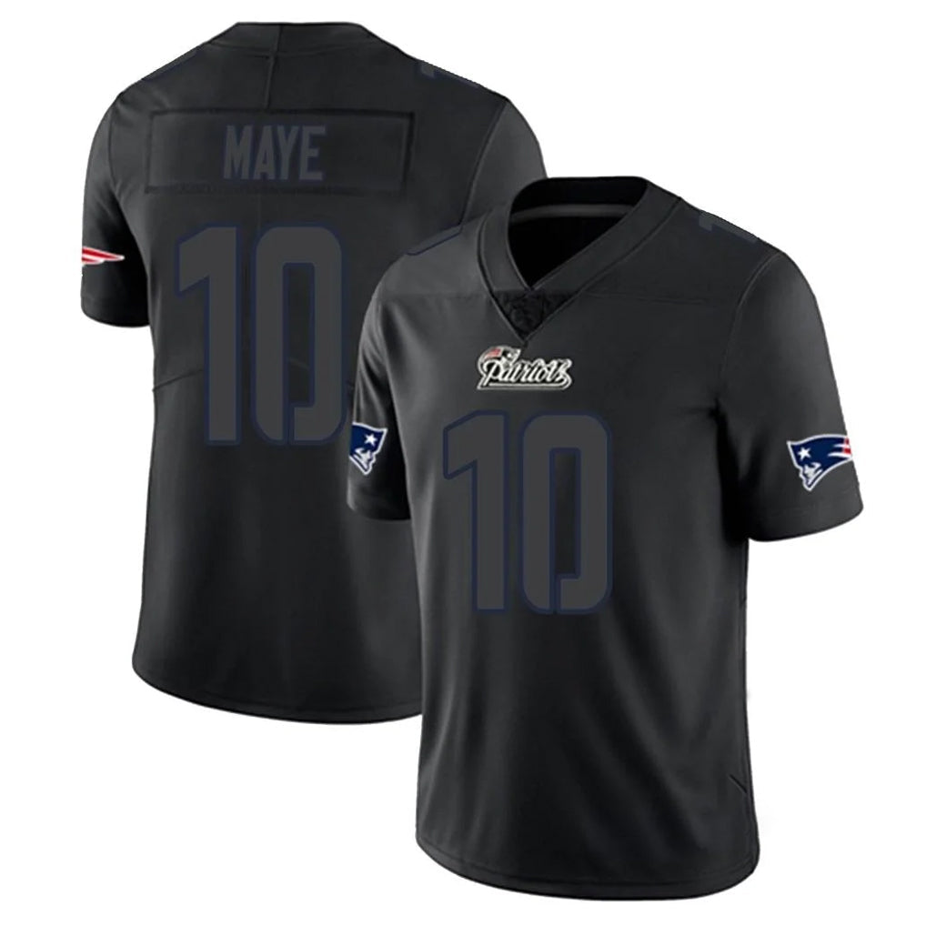 Choea NE.Patriots #10 Drake Maye Player Black Impact LImited Home Game Stitched Jerseys