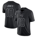 Choea NE.Patriots #10 Drake Maye Player Black REFLECTIVE Limited Stitched Jerseys