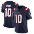 Choea NE.Patriots #10 Drake Maye Player Navy Vapor Untouchable Home Game Stitched Jerseys
