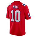 Choea NE.Patriots #10 Drake Maye Red Player Game Stitched Jerseys