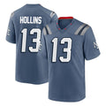 Choea NE.Patriots #13 Mack Hollins Player Blue Rivalries Collection Home Game Stitched Jerseys