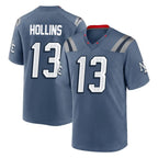 Choea NE.Patriots #13 Mack Hollins Player Blue Rivalries Collection Home Game Stitched Jerseys