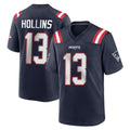 Choea NE.Patriots #13 Mack Hollins Player Navy Home Game Stitched Jerseys