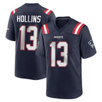 Choea NE.Patriots #13 Mack Hollins Player Navy Home Game Stitched Jerseys