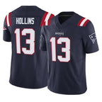 Choea NE.Patriots #13 Mack Hollins Player Navy Limited Vapor F.U.S.E. Home Game Stitched Jerseys