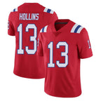 Choea NE.Patriots #13 Mack Hollins Player Red Limited Vapor F.U.S.E. Home Game Stitched Jerseys
