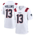 Choea NE.Patriots #13 Mack Hollins Player White Home Game Stitched Jerseys
