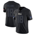 Choea NE.Patriots #18 Kyle Williams Player Black Impact LImited Home Game Stitched Jerseys