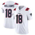 Choea NE.Patriots #18 Kyle Williams Player White Vapor Untouchable Home Game Stitched Jerseys