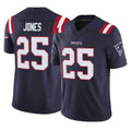 Choea NE.Patriots #25 Marcus Jones Player Navy Limited Vapor F.U.S.E. Home Game Stitched Jerseys