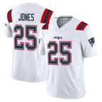 Choea NE.Patriots #25 Marcus Jones Player White Limited Vapor F.U.S.E. Home Game Stitched Jerseys