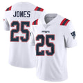 Choea NE.Patriots #25 Marcus Jones Player White Vapor Untouchable Home Game Stitched Jerseys