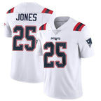 Choea NE.Patriots #25 Marcus Jones Player White Vapor Untouchable Home Game Stitched Jerseys
