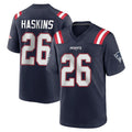Choea NE.Patriots #26 Hassan Haskins Navy Home Game Stitched Jerseys