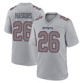Choea NE.Patriots #26 Hassan Haskins Player Gray Fashion Limited Home Game Stitched Jerseys