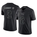 Choea NE.Patriots #2 Harold Landry III Player Black Reflective LImited Home Game Stitched Jerseys