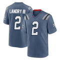 Choea NE.Patriots #2 Harold Landry III Player Blue Rivalries Collection Home Game Stitched Jerseys