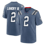 Choea NE.Patriots #2 Harold Landry III Player Blue Rivalries Collection Home Game Stitched Jerseys