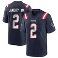 Choea NE.Patriots #2 Harold Landry III Player Navy Home Game Stitched Jerseys