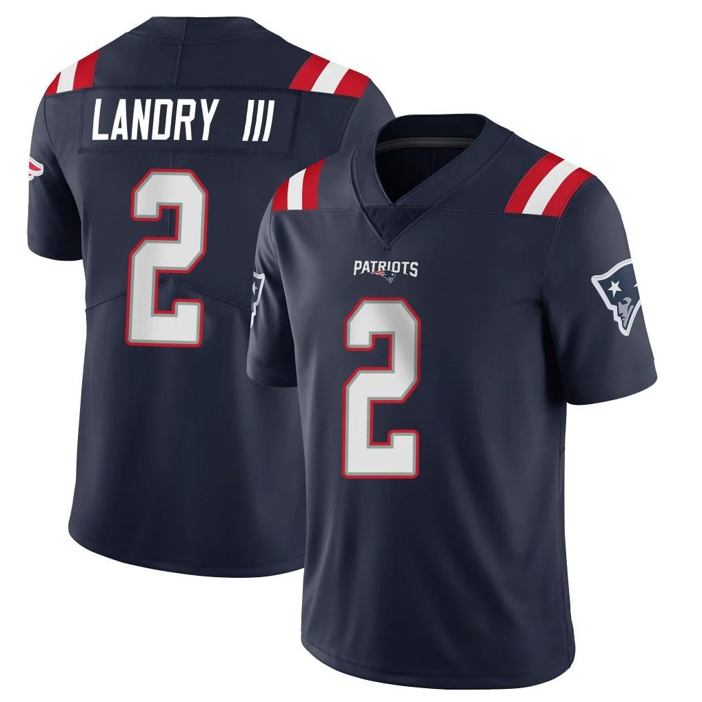 Choea NE.Patriots #2 Harold Landry III Player Navy Vapor Untouchable Home Game Stitched Jerseys