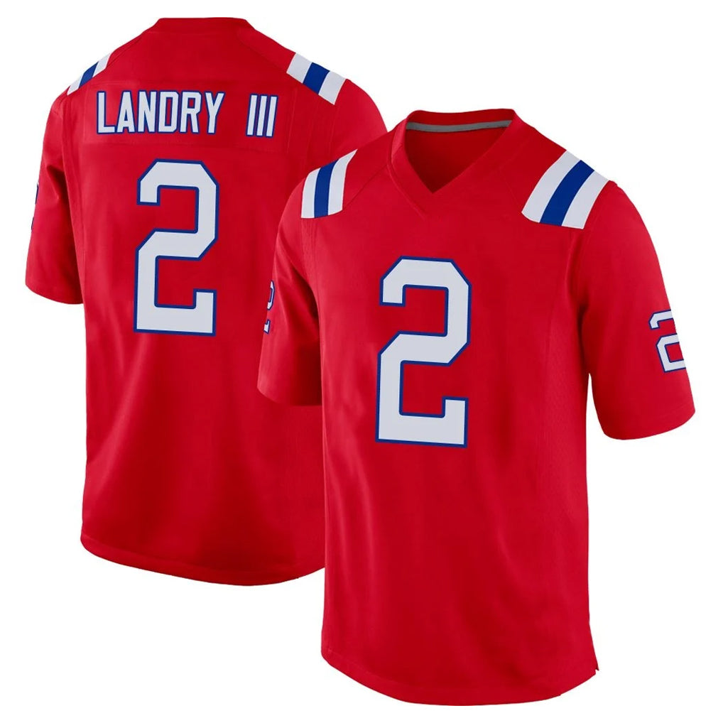 Choea NE.Patriots #2 Harold Landry III Player Red Home Game Stitched Jerseys